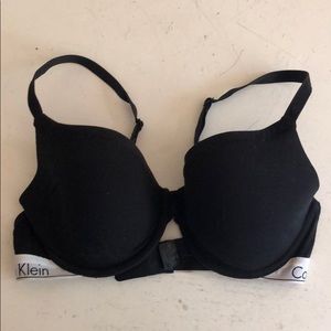 Calvin Klein Black T Shirt Bra